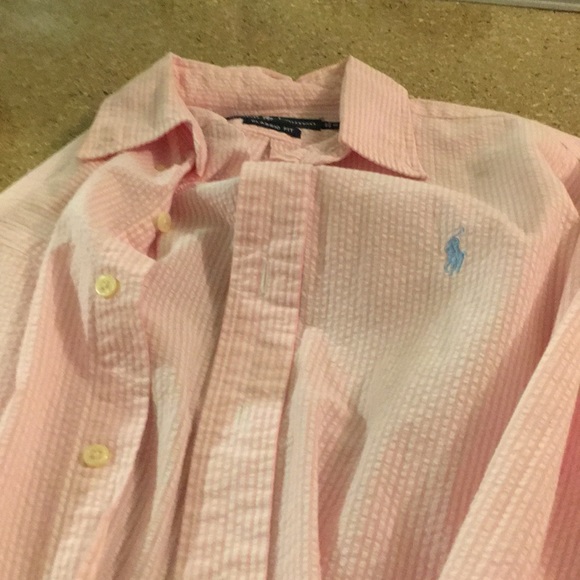 Pink Long Sleeve Polo - Picture 5 of 5